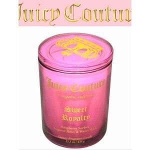 Juicy Couture Home Sweet Royalty Raspberry Sorbet, Sugared Rose Fragrance Candle
